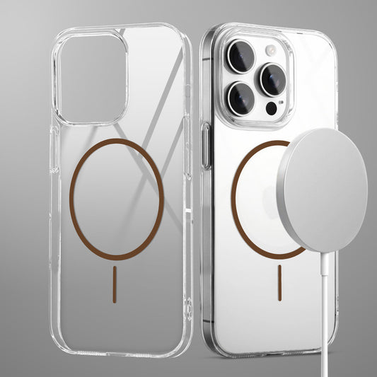 Crystal Clear Transparent Hard Back Anti-Yellowing with MagSafe Compatibility Phone Case For Apple iphone 14 Pro