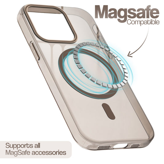 Anti-Yellow Scratch Resistant Case Support Wireless Charging Back Cover For Apple iPhone 15 Pro
