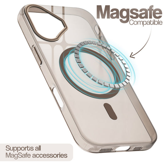 Anti-Yellow Scratch Resistant Case Support Wireless Charging Back Cover For Apple iPhone 16 Plus