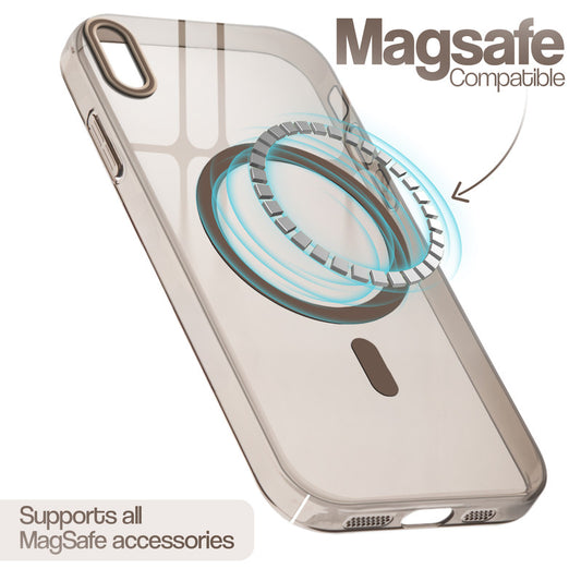 Anti-Yellow Scratch Resistant Case Support Wireless Charging Back Cover For Apple iPhone XS Max