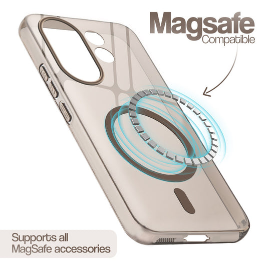 Glossy Hard Wireless Charging Support Case Vivo X200 FE 5G