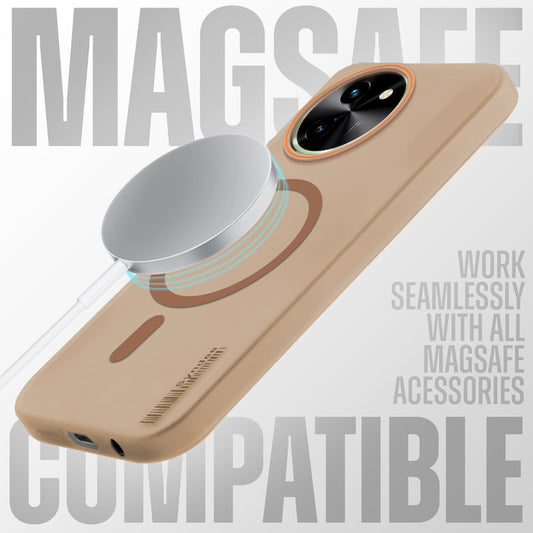 Colorful Frosted Matte MagSafe For Vivo T3x 5G