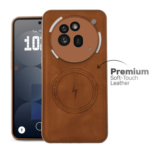 Refined PU Leather Case for Nothing Phone 3A Pro 5G