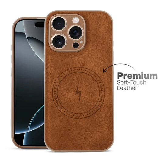 Refined PU Leather Case for Apple iphone 16 Pro Max