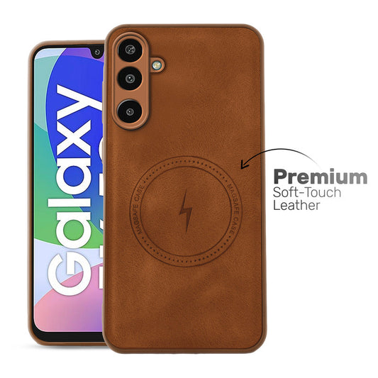 Refined PU Leather Case for Samsung F16 5G