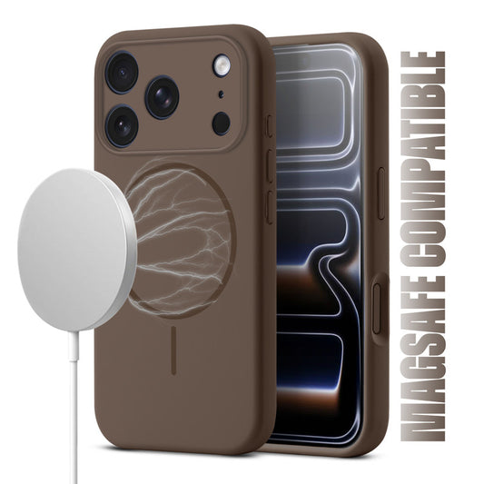 MagSafe Compatible Liquid Silicone Case For Apple iPhone 17 Pro With Camera Protection