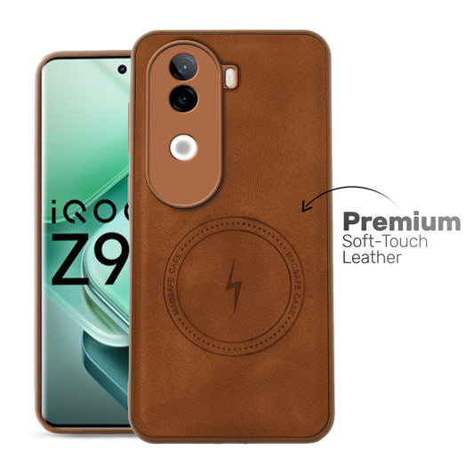Refined PU Leather Case for iQOO Z9s 5G