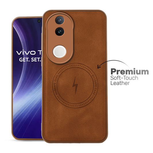 Refined PU Leather Case for Vivo T4R 5G