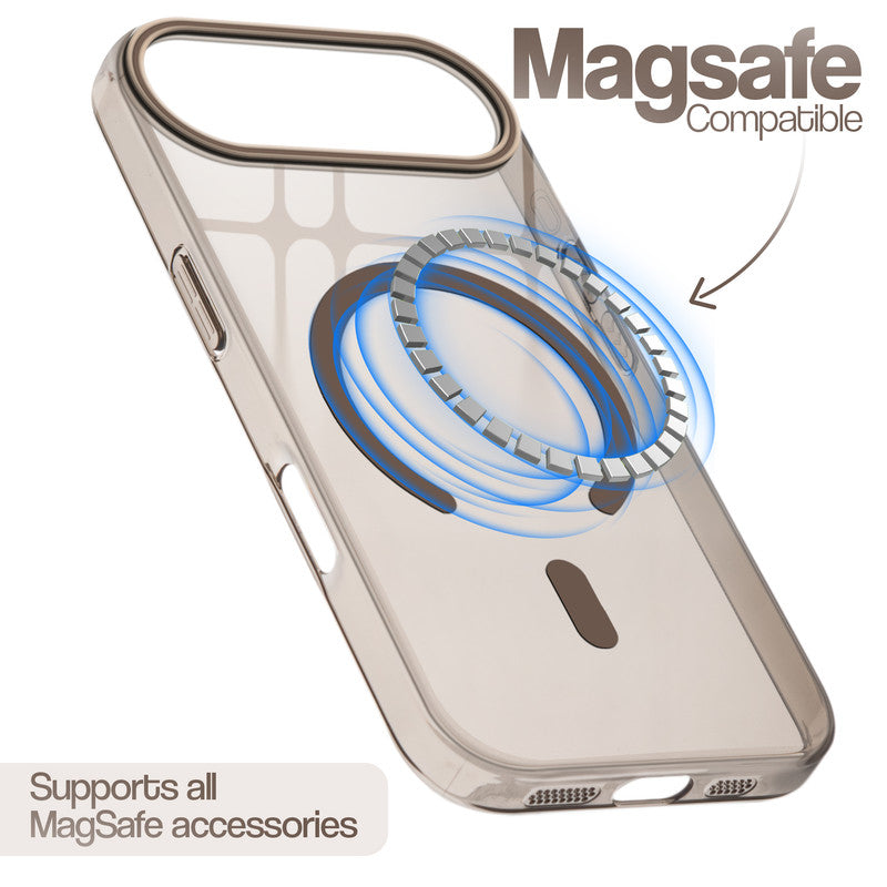 Anti-Yellow Colored Camera Line Case Support Wireless Charging Back Cover For Apple iPhone 17 Air