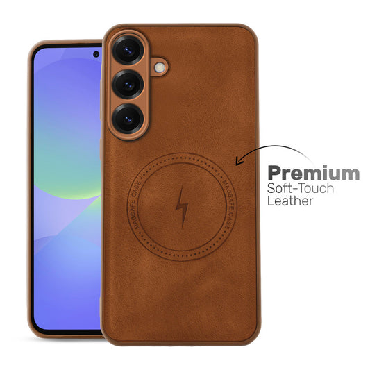 Refined PU Leather Case for Samsung S25 5G