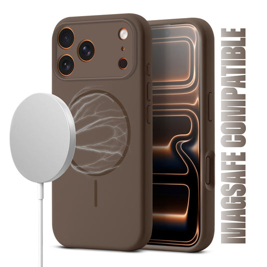 MagSafe Compatible Liquid Silicone Case For Apple iPhone 17 Pro Max With Camera Protection