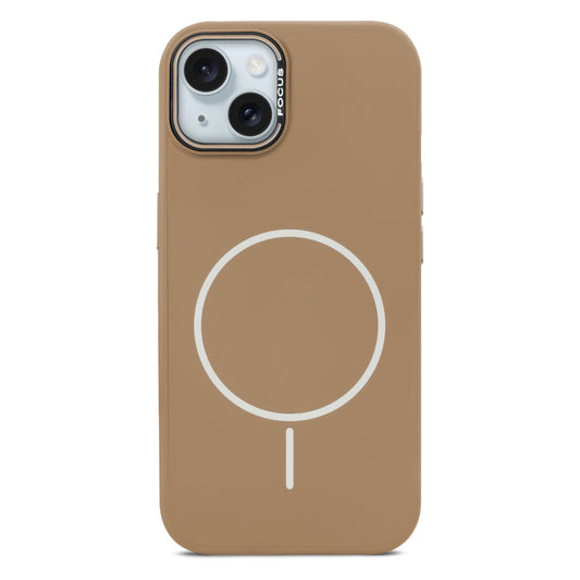 Stylish MagSafe Compatible Liquid Silicone Hard Back Case For Apple iPhone 14