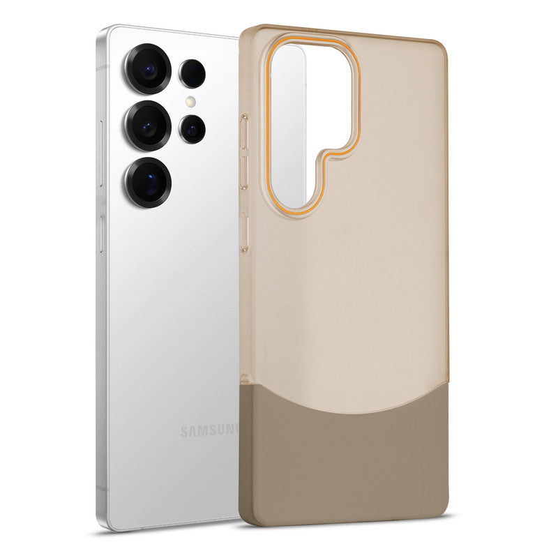 Frosted Case With 2-Cut Interlock For Samsung S25 Ultra 5G