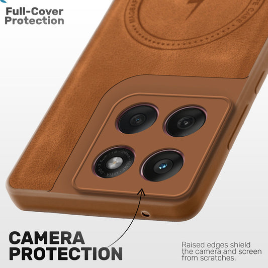 Refined PU Leather Case for Motorola Moto Edge 60 Fusion 5G