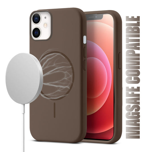 MagSafe Compatible Liquid Silicone Case For Apple iPhone 12