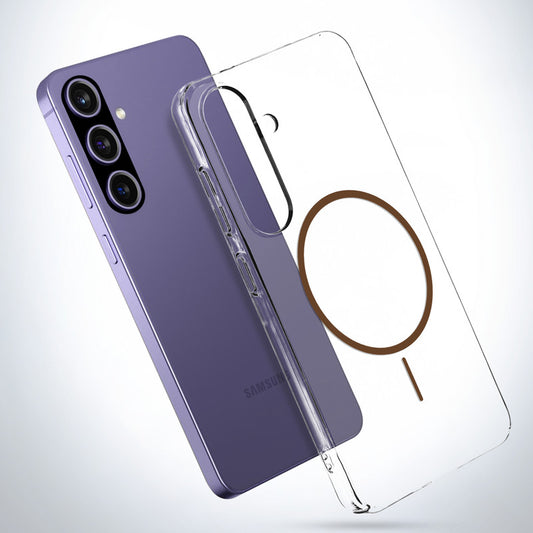Crystal Clear Transparent Hard Back Anti-Yellowing with MagSafe Compatibility Phone Case For Samsung A56 5G