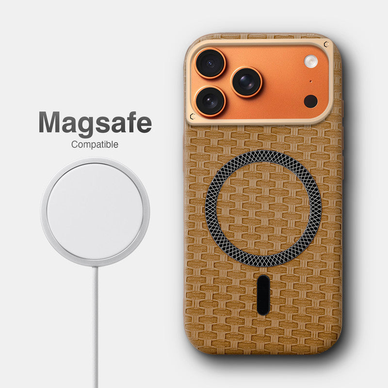 Rugged Silicone Grip Mobile Back Cover Case For Apple iPhone 17 Pro With Wireless Charging Support Support