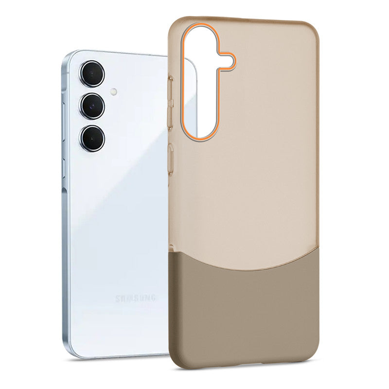 Frosted Case With 2-Cut Interlock For Samsung A35 5G