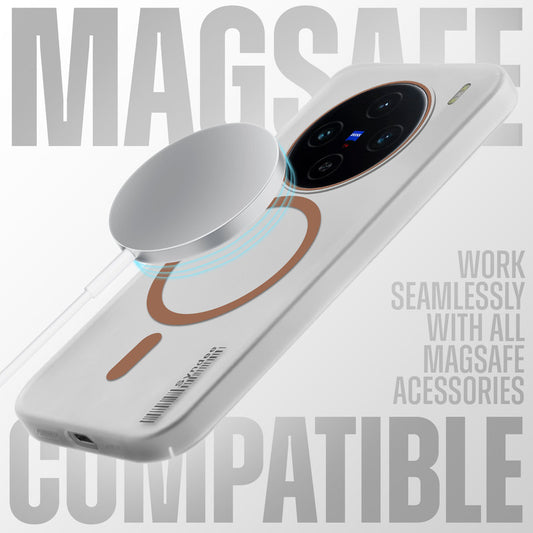 New Sleek Matte MagSafe Case For Vivo X100 5G