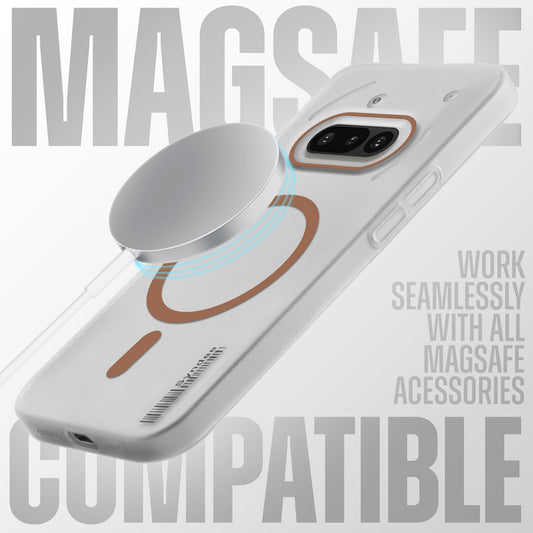New Elegant Frosted Matte Slim Back With MagSafe Support Back Case For Nothing Phone 3A 5G