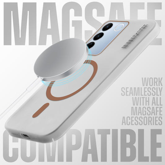 New Sleek Matte MagSafe Case For Vivo V27 5G