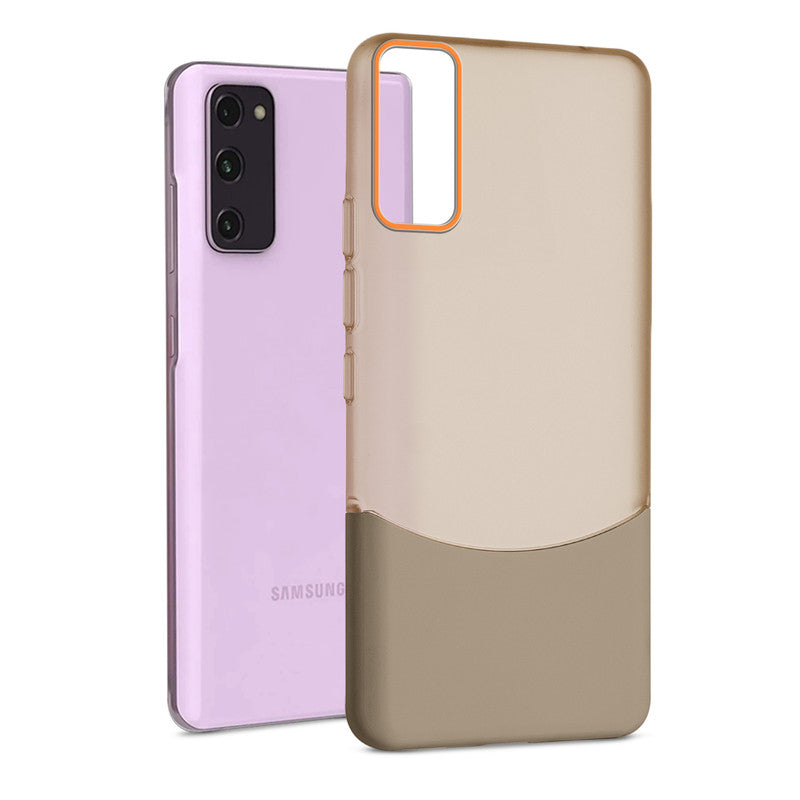 Frosted Case With 2-Cut Interlock For Samsung S20 FE 5G
