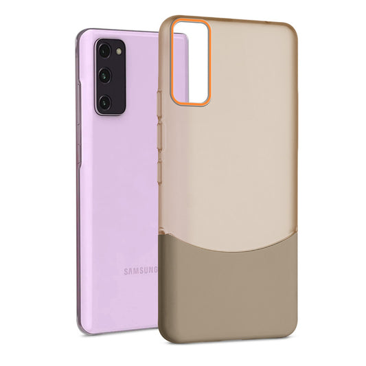 Frosted Case With 2-Cut Interlock For Samsung S20 FE 5G