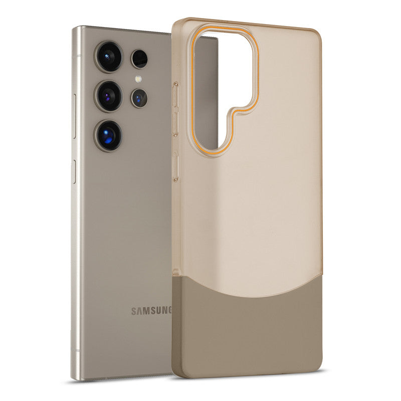 Frosted Case With 2-Cut Interlock For Samsung S23 Ultra 5G