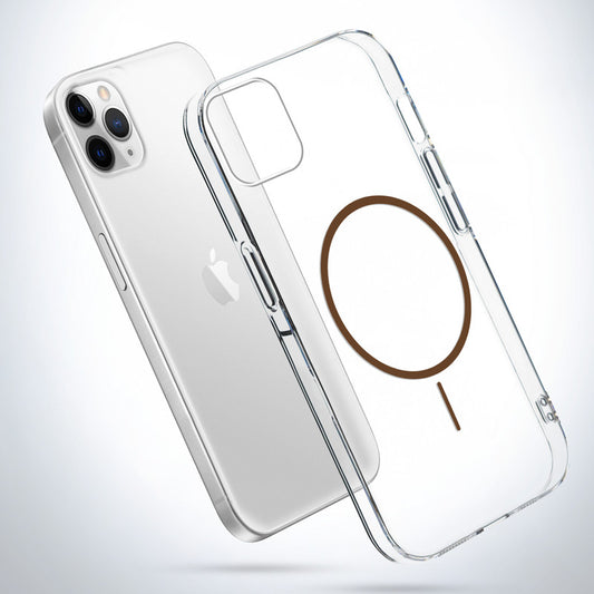 Crystal Clear Transparent Hard Back Anti-Yellowing with MagSafe Compatibility Phone Case For Apple iPhone 11 Pro
