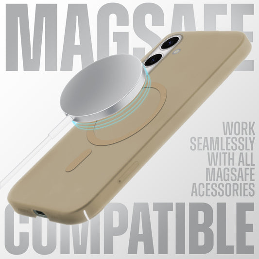 Sleek Frosted Matte Hard Cover with MagSafe Support For Samsung A16 5G