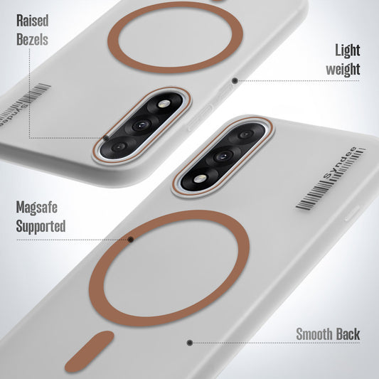 New Elegant Frosted Matte Slim Back With MagSafe Support Back Case For OnePlus Nord 5 5G