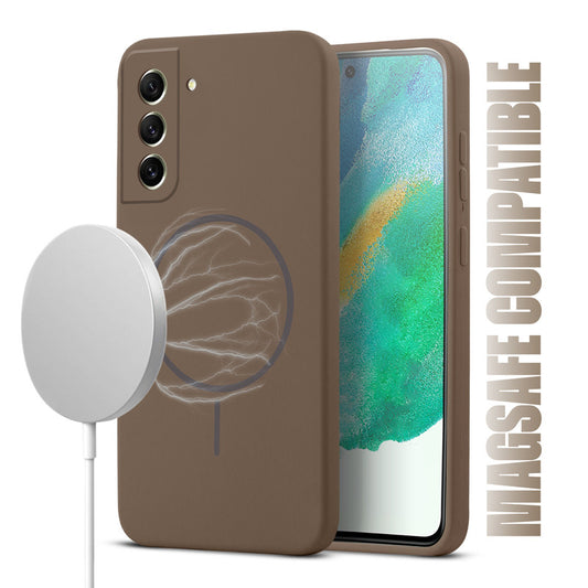 MagSafe Compatible Liquid Silicone Case For Samsung S21 FE 5G