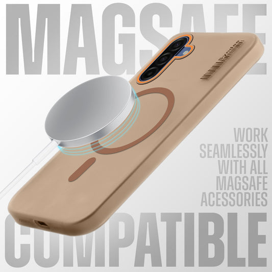 Colorful Frosted Matte MagSafe For Samsung A17 5G