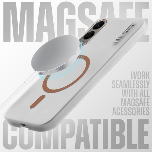 New Sleek Matte MagSafe Case For Samsung S25 Edge 5G