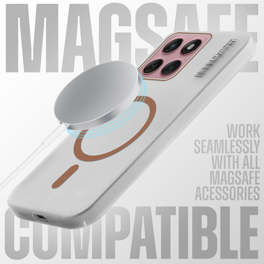 New Elegant Frosted Matte Slim Back With MagSafe Support Back Case For Motorola Moto Edge 60 Fusion 5G