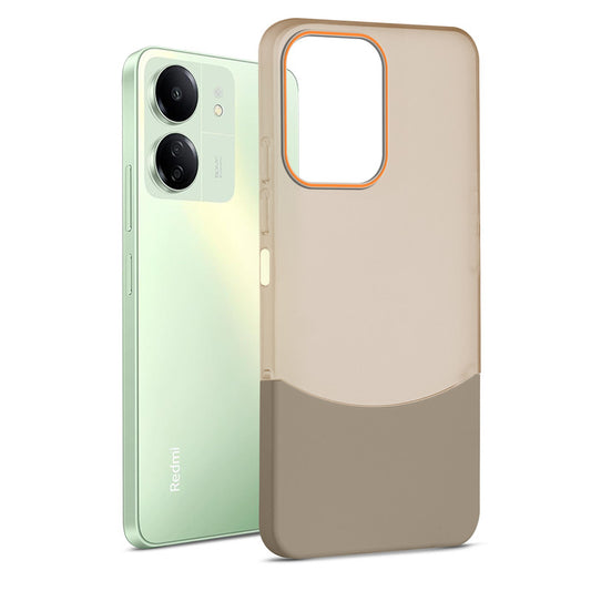 Frosted Case With 2-Cut Interlock For Redmi 13C 4G