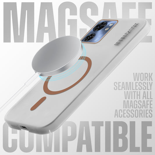 New Sleek Matte MagSafe Case For Motorola Moto Edge 40 5G