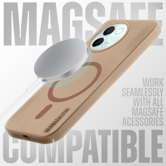 Colorful Frosted Matte MagSafe For Vivo V30e 5G