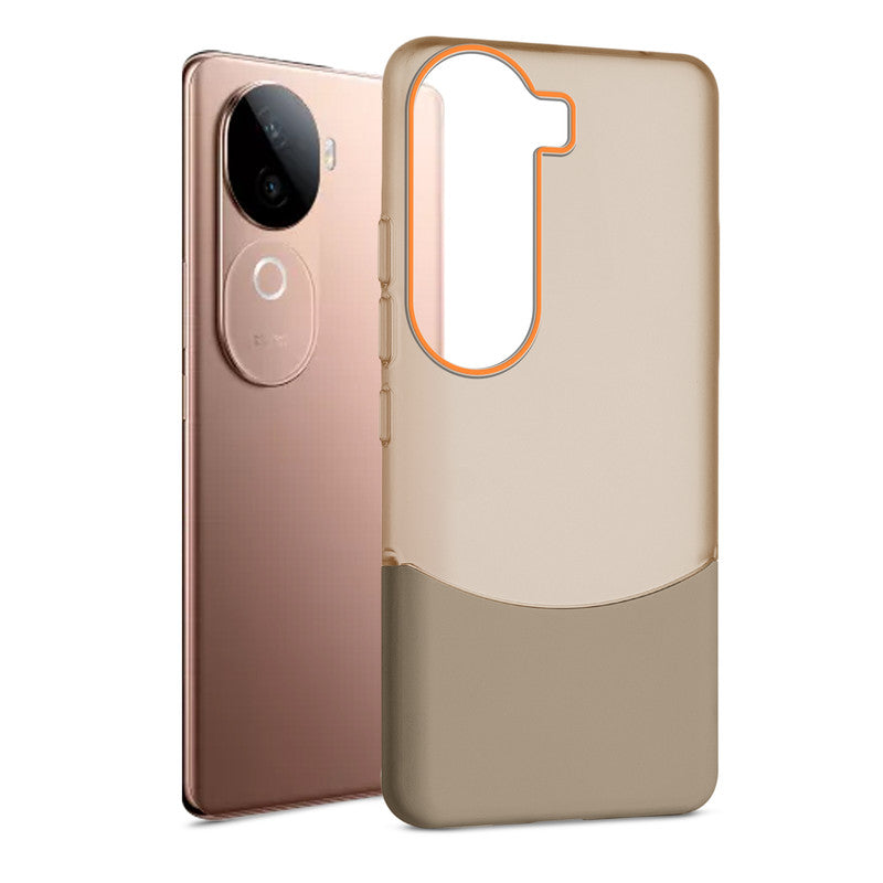 Frosted Case With 2-Cut Interlock For iQOO Z9s 5G