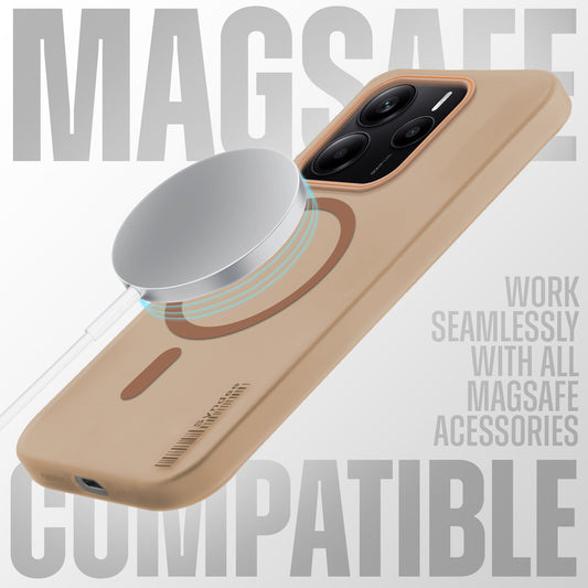 Colorful Frosted Matte MagSafe For Redmi Note 14 SE 5G