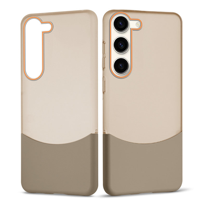 Frosted Case With 2-Cut Interlock For Samsung S23 5G