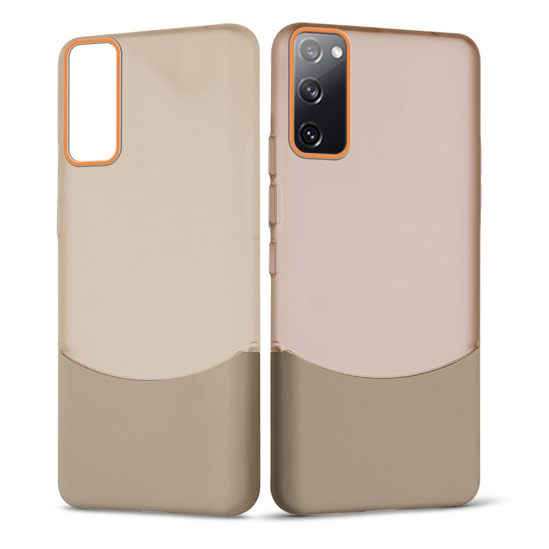 Frosted Case With 2-Cut Interlock For Samsung S20 FE 5G