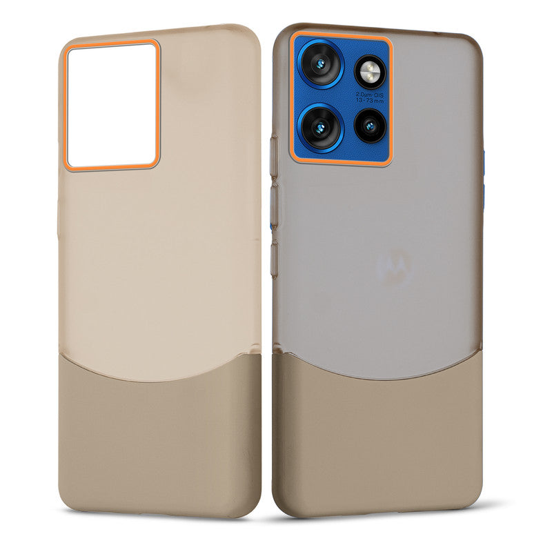 Frosted Case With 2-Cut Interlock For Motorola Moto Edge 50 Neo 5G