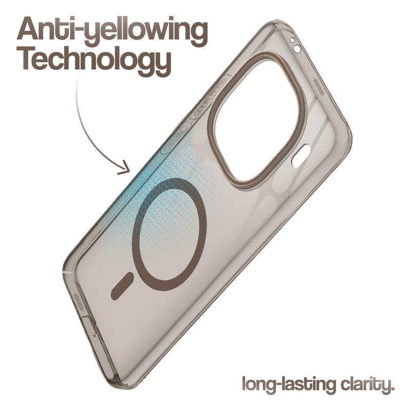 Anti-Yellow Colored Camera Line Case Support Magnetic Accessories Back Cover For iQOO 12 5G