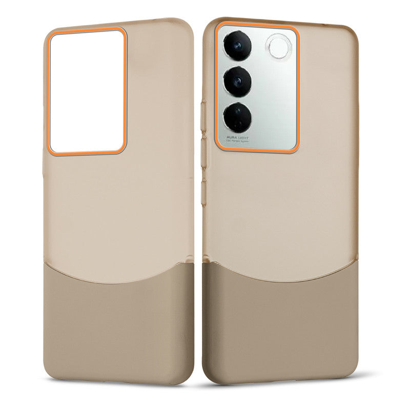 Frosted Case With 2-Cut Interlock For Vivo V27 5G