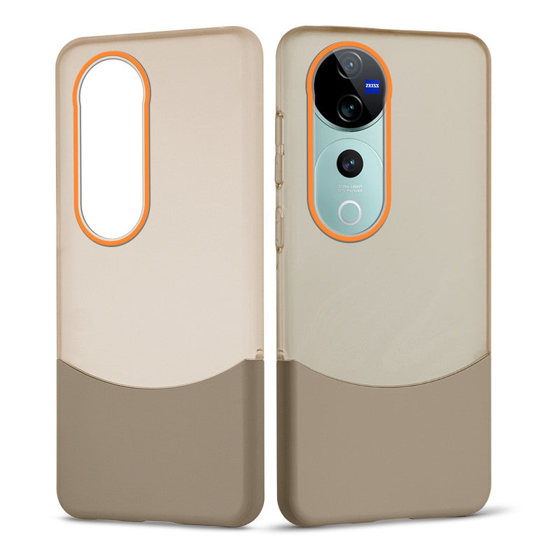 Frosted Case With 2-Cut Interlock For Vivo V40 Pro 5G