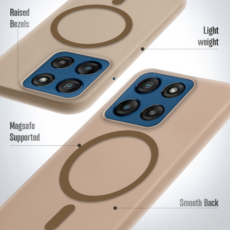 Frosted Slim Wireless Charging Support Case For Motorola Edge 60 Stylus 5G