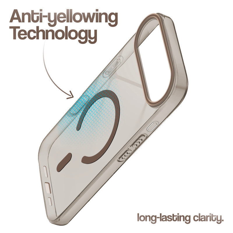 Anti-Yellow Colored Camera Line Case Support Wireless Charging Back Cover For Apple iPhone 17 Air