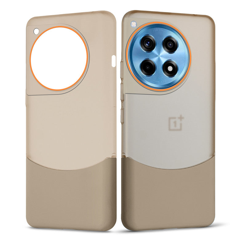 Frosted Case With 2-Cut Interlock For OnePlus 12R 5G