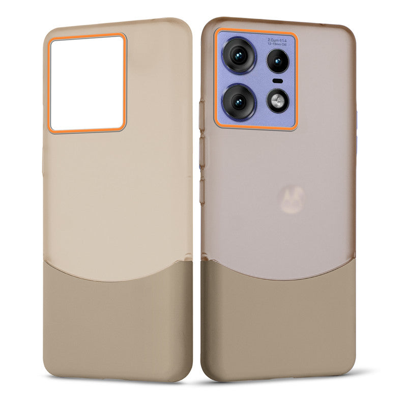 Frosted Case With 2-Cut Interlock For Motorola Moto Edge 50 Pro 5G